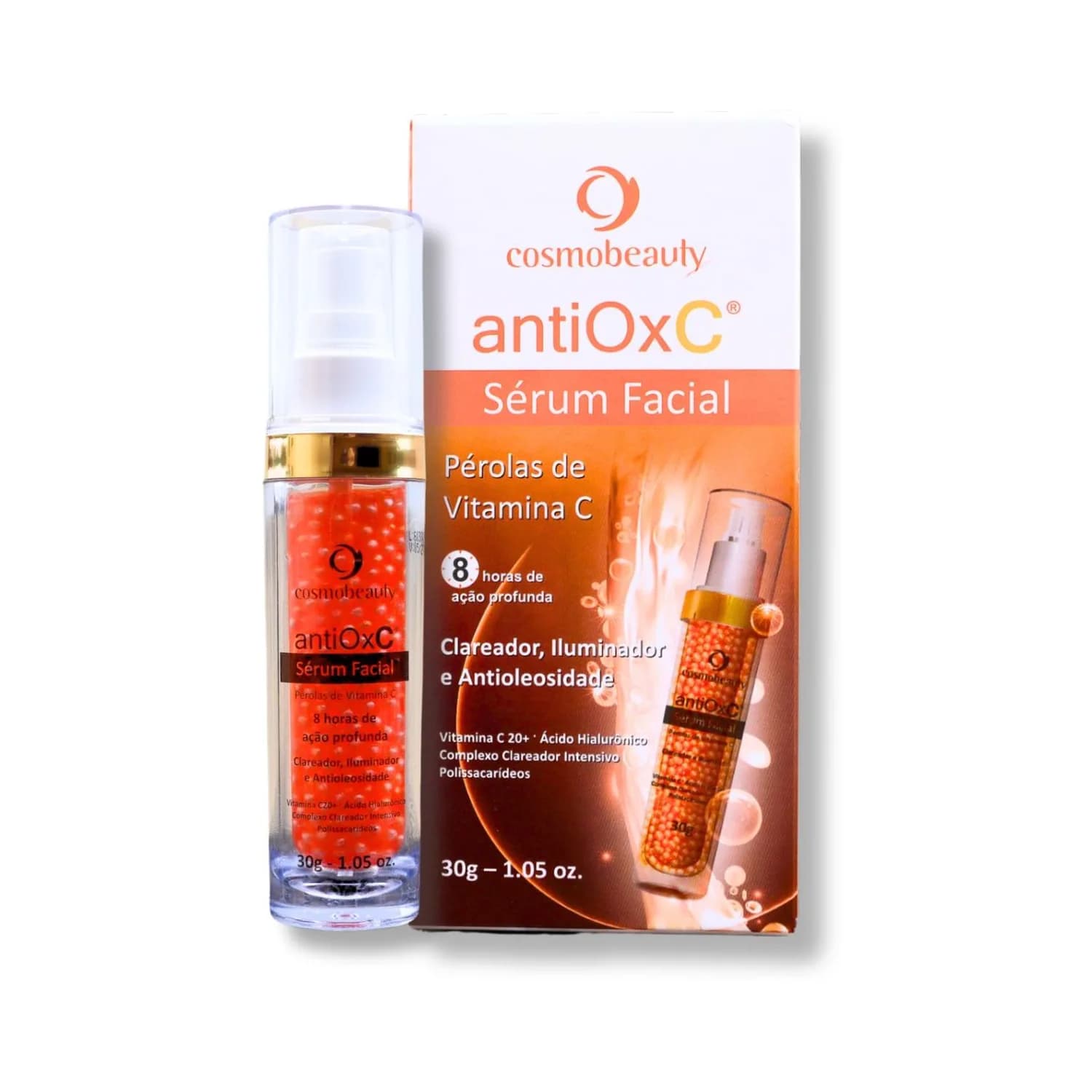 Cosmobeauty Antiox C Serum Facial Perolas Vitamina C 30g