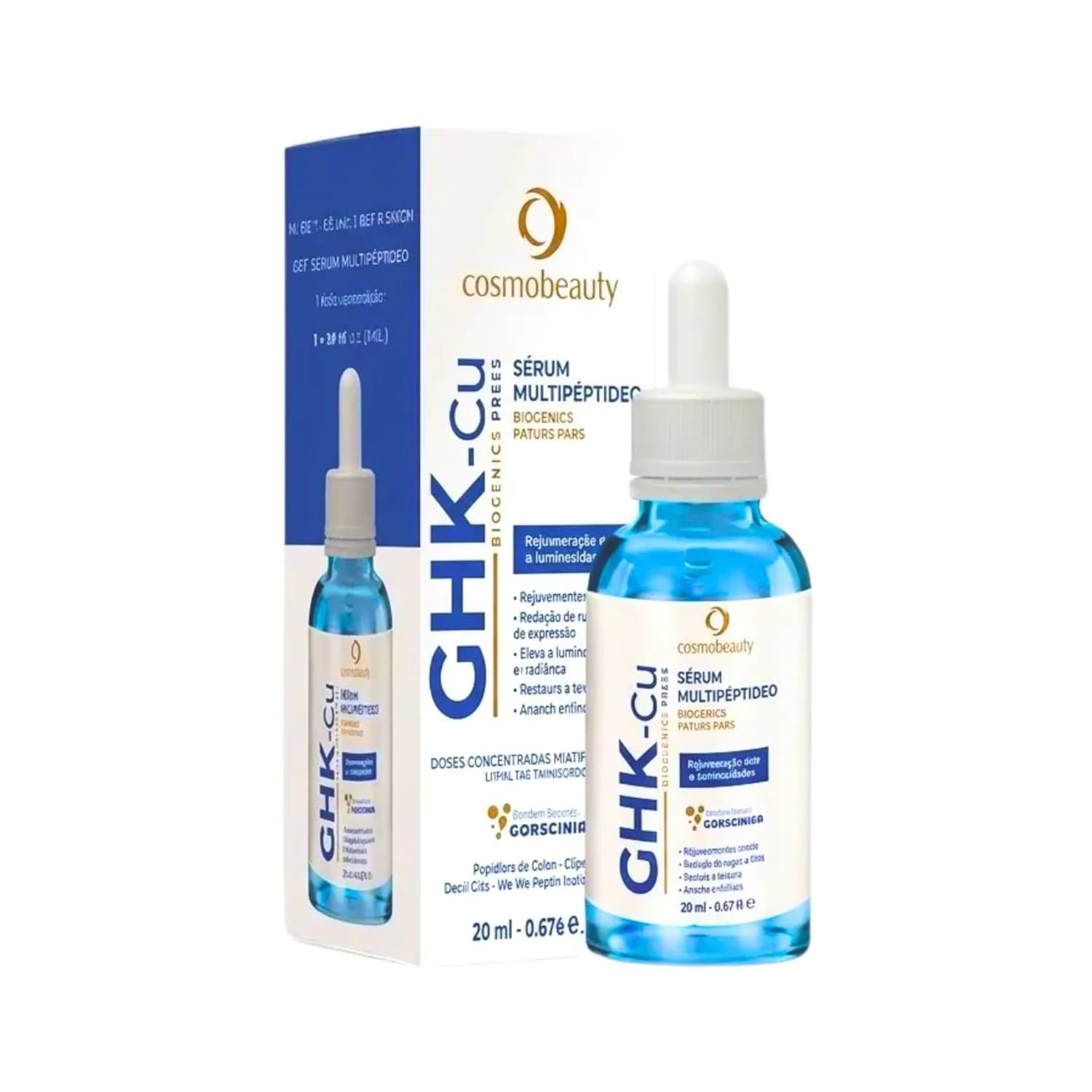 Cosmobeauty Serum Multipeptideos GHK Cu Fluid 20ml Envio ja