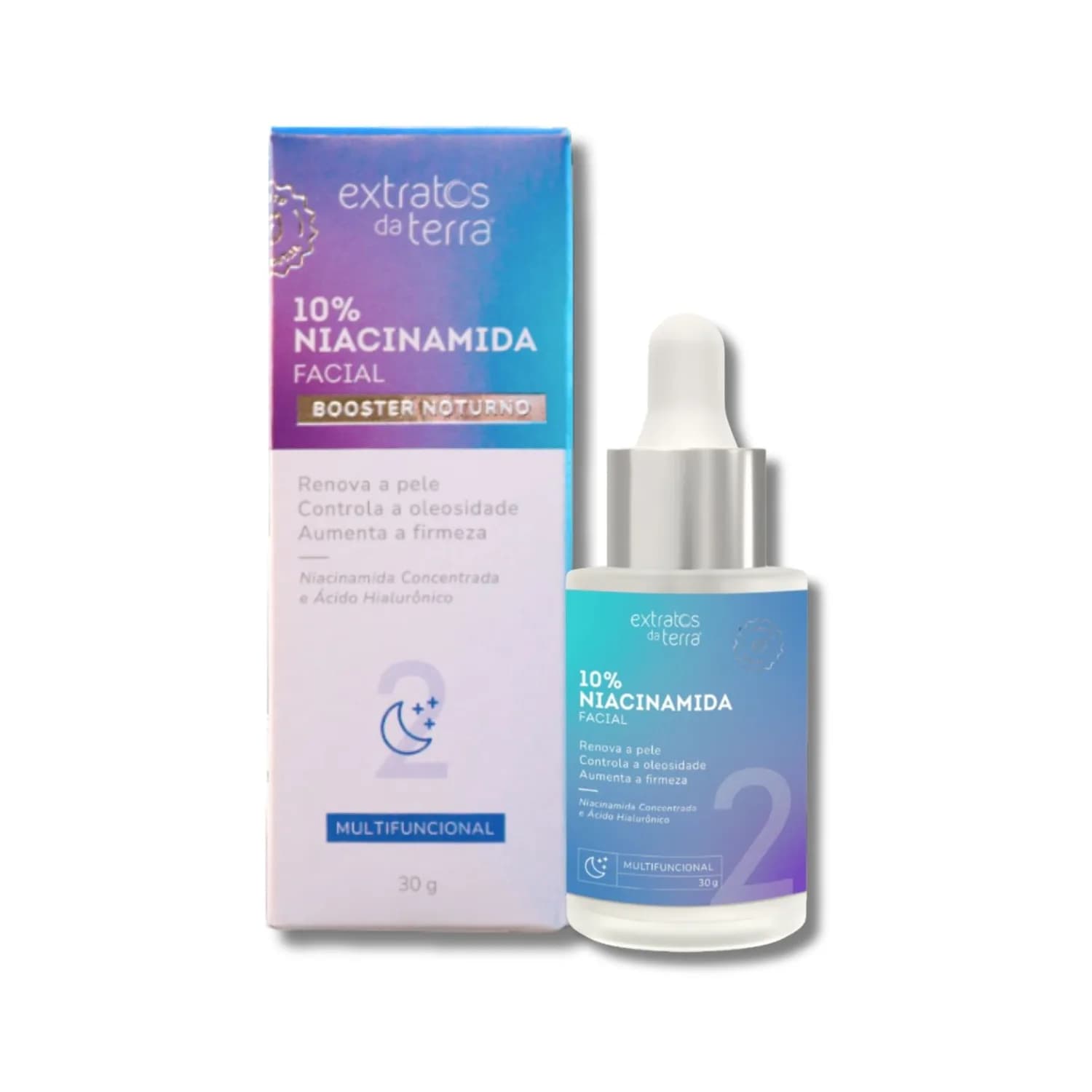 Extratos da Terra Booster Serum Noturno Niacinamida 30g