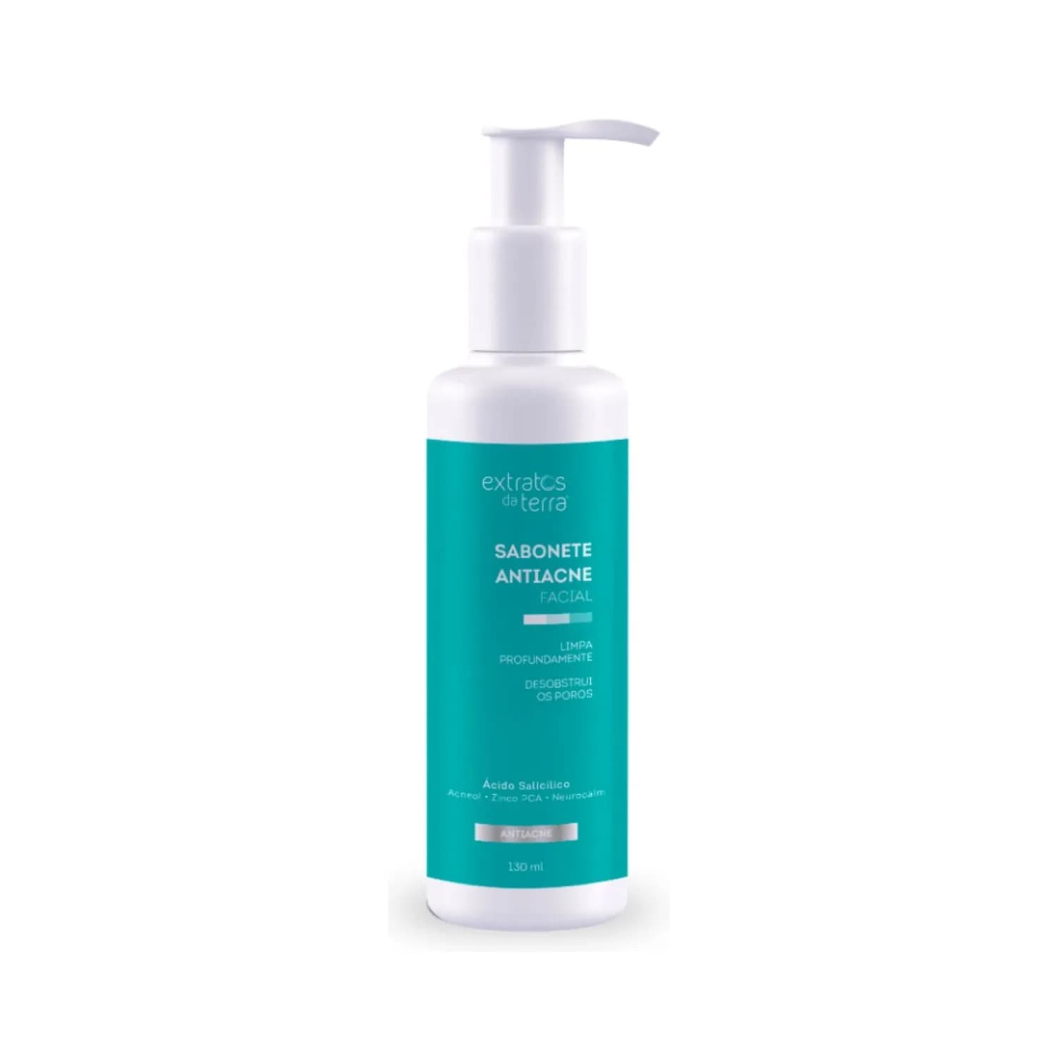 Extratos da Terra Sabonete Facial Antiacne espinhas 130ml