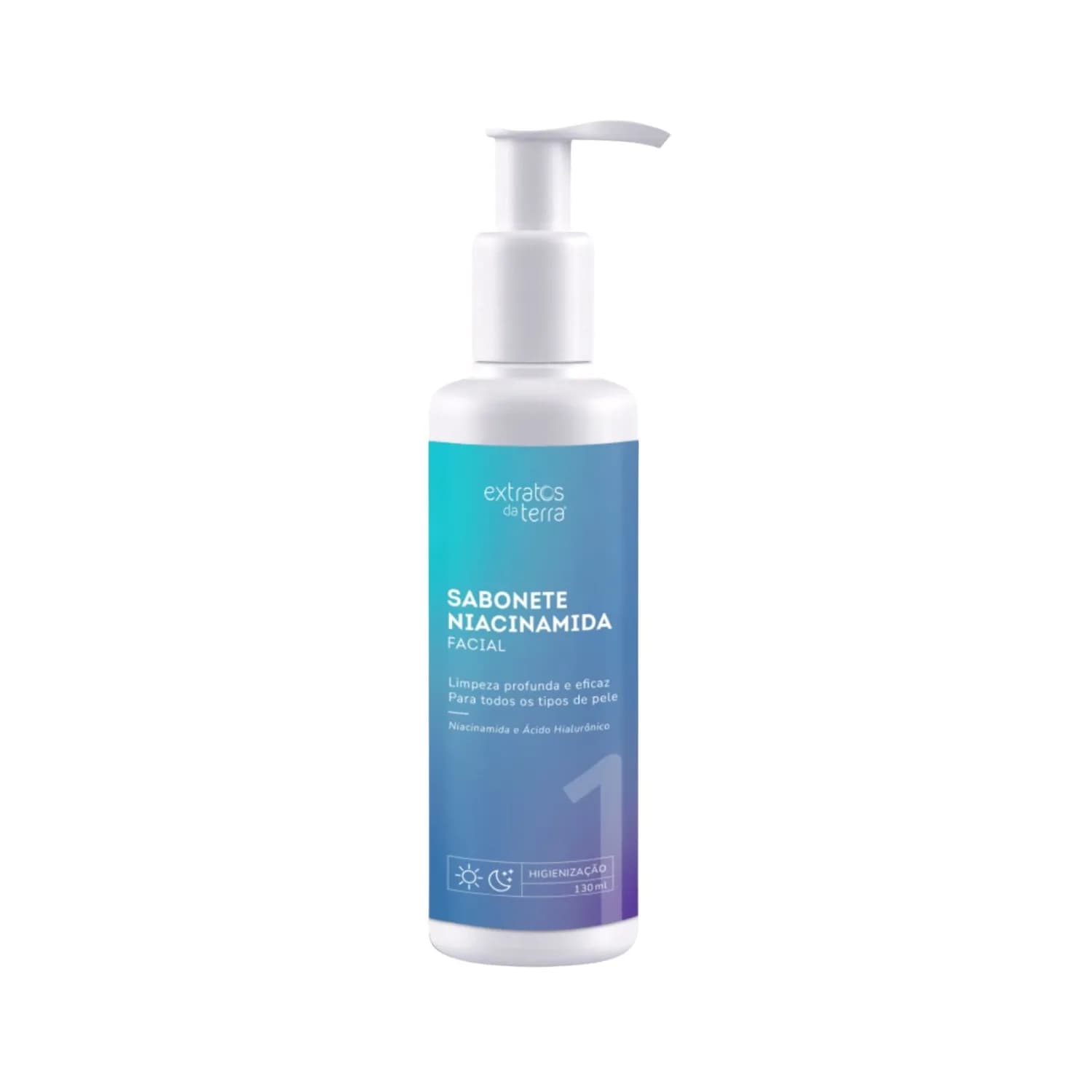 Extratos da Terra Sabonete Facial Niacinamida Limpeza 130ml